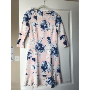 Pink floral Zara dress